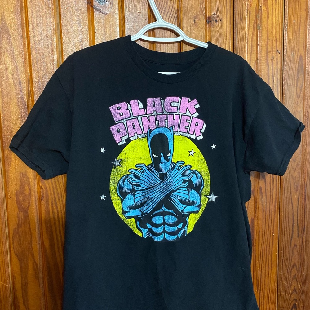 Marvel Black Panther Black Tee
